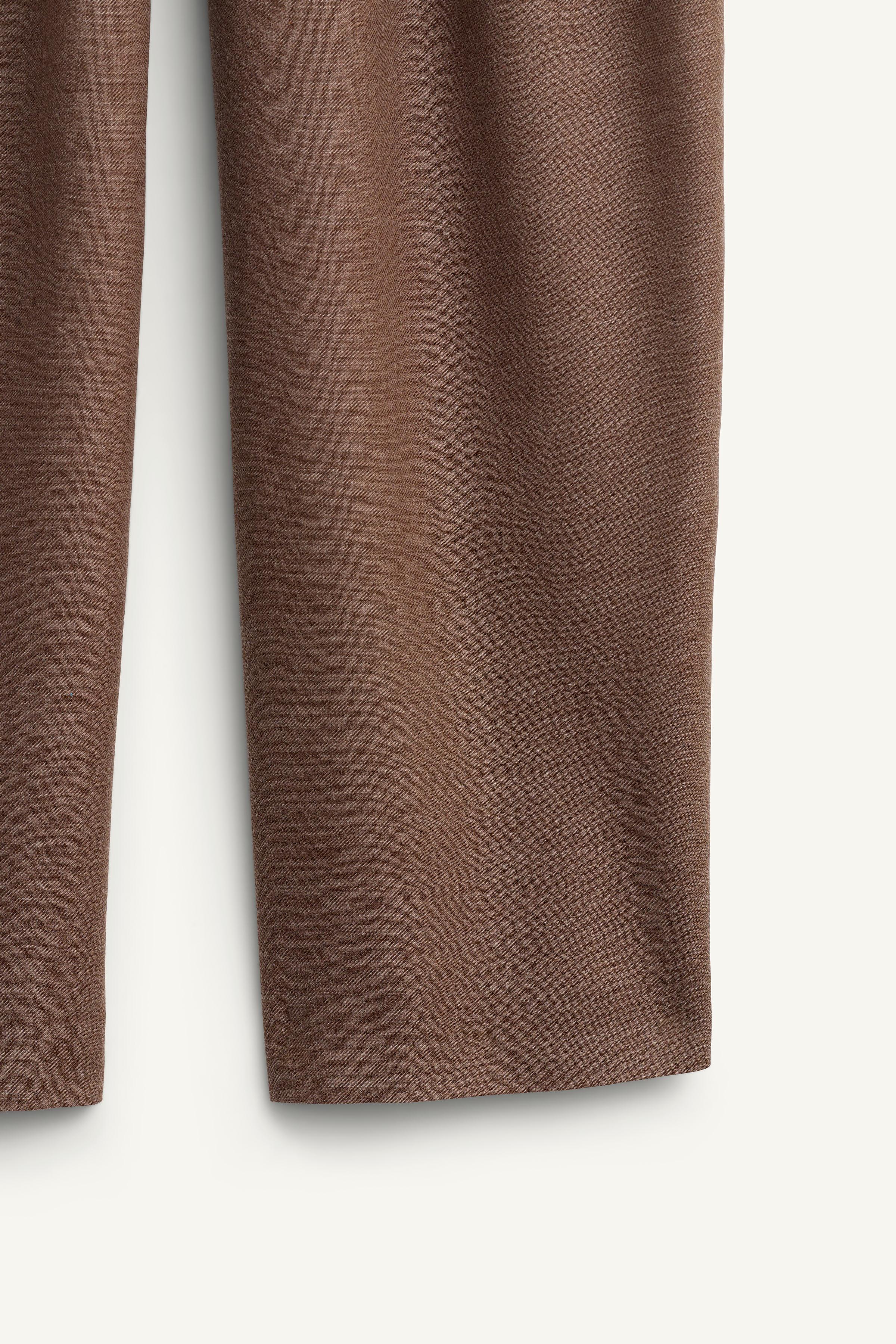 LIMITED EDITION WIDE FIT BELTED PANTS